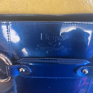 Beijo royal blue patent leather